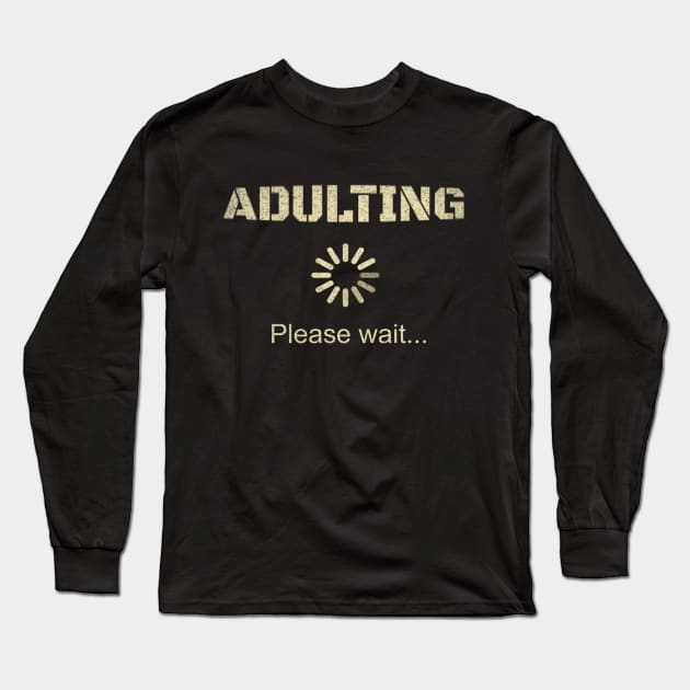 Adult 18th Birthday Gift for 18 Years Old Girls Boys Present Long Sleeve T-Shirt by Grabitees